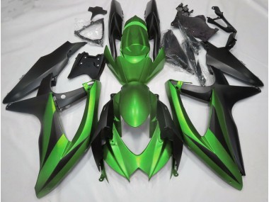 2008-2010 Matte Green No R GSXR 600-750 Motorcycle Fairings