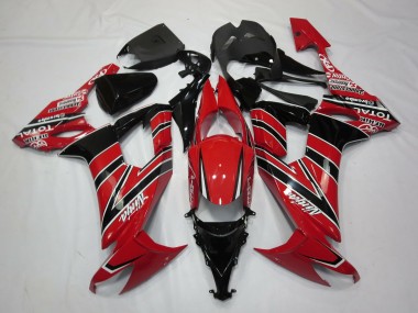 2008-2010 Red Black ZX10R Motorcycle Fairings