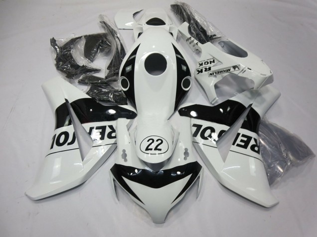 2008-2011 22 Repsol White CBR1000RR Motorcycle Fairings