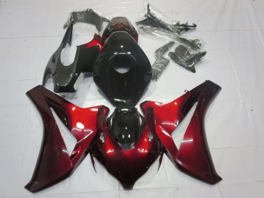 2008-2011 Candy Red and Black CBR1000RR Motorcycle Fairings