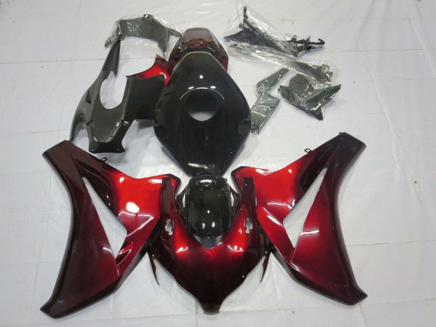 2008-2011 Candy Red and Black CBR1000RR Motorcycle Fairings
