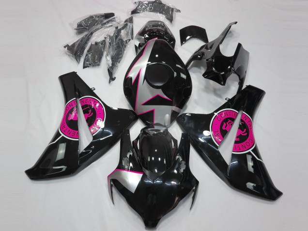 2008-2011 Gloss Black & Pink CBR1000RR Motorcycle Fairings