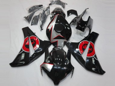 2008-2011 Gloss Black & Red CBR1000RR Motorcycle Fairings