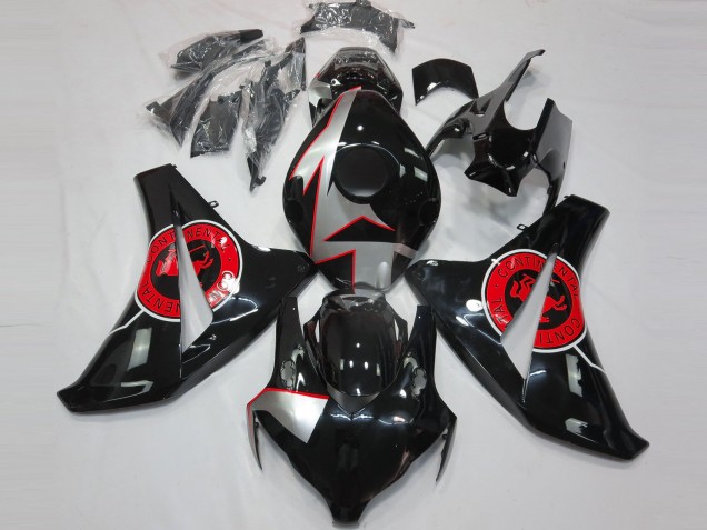 2008-2011 Gloss Black & Red CBR1000RR Motorcycle Fairings