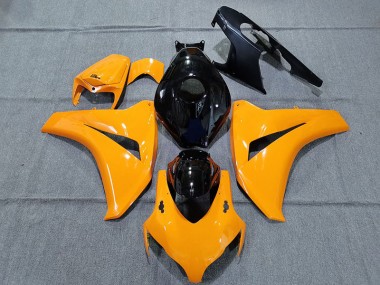 2008-2011 Gloss Orange and Black CBR1000RR Motorcycle Fairings