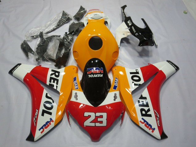 2008-2011 Off Orange Repsol CBR1000RR Motorcycle Fairings