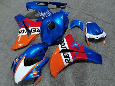 2008-2011 Pearl Blue Repsol Style CBR1000RR Motorcycle Fairings