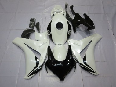 2008-2011 Pearl White and Black CBR1000RR Motorcycle Fairings