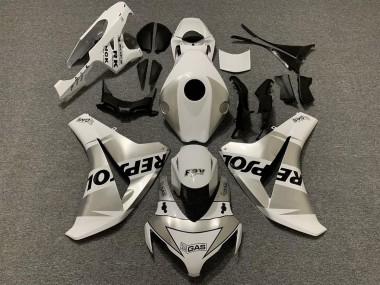 2008-2011 Silver Repsol CBR1000RR Motorcycle Fairings