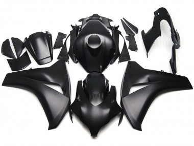 2008-2011 Slick Matte Black CBR1000RR Motorcycle Fairings