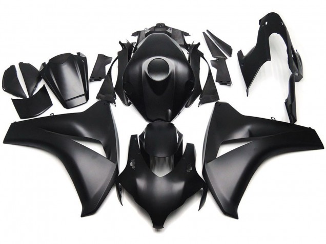 2008-2011 Slick Matte Black CBR1000RR Motorcycle Fairings
