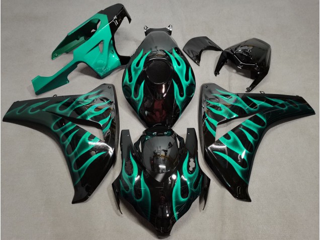 2008-2011 Teal Flame CBR1000RR Motorcycle Fairings