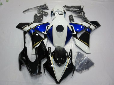 2008-2011 Unbranded Blue and Gold CBR1000RR Motorcycle Fairings