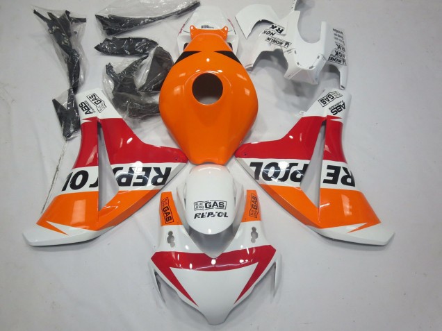 2008-2011 White Repsol CBR1000RR Motorcycle Fairings