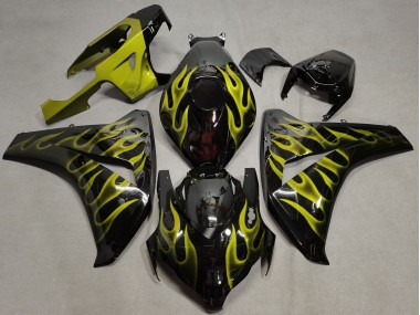 2008-2011 Yellow Flame CBR1000RR Motorcycle Fairings