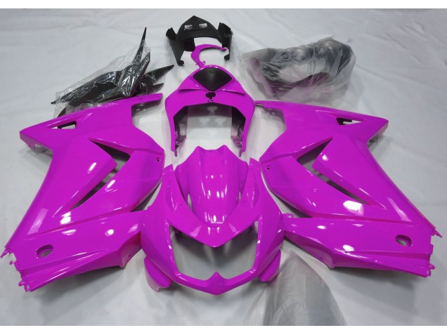 2008-2012 Gloss Pink Ninja 250 Motorcycle Fairings