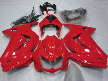 2008-2012 Gloss Red Ninja 250 Motorcycle Fairings