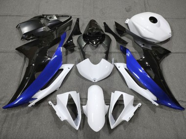 2008-2016 Custom Blue Black and White R6 Motorcycle Fairings