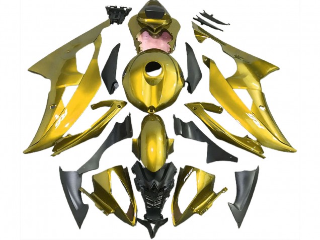 2008-2016 Deep Yellow R6 Motorcycle Fairings