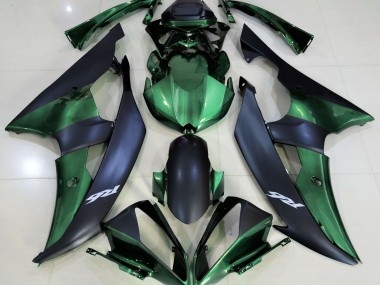2008-2016 Forest Green and Matte Black R6 Motorcycle Fairings