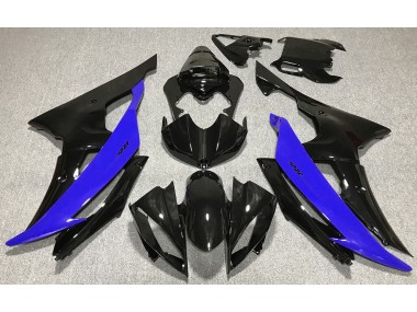 2008-2016 Gloss Black & Blue R6 Motorcycle Fairings