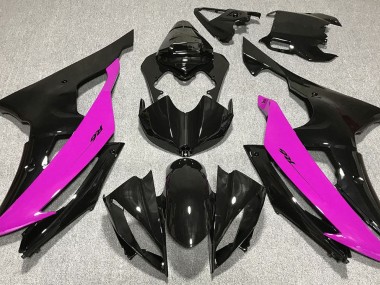 2008-2016 Gloss Black & Pink R6 Motorcycle Fairings