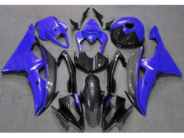 2008-2016 Gloss Blue and Carbon R6 Motorcycle Fairings