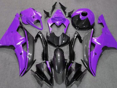 2008-2016 Gloss Purple and Carbon R6 Motorcycle Fairings