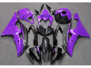 2008-2016 Gloss Purple and Carbon R6 Motorcycle Fairings