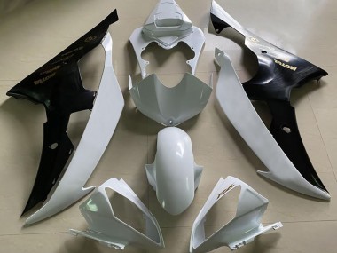2008-2016 Gloss White and Black & Gold R6 Motorcycle Fairings