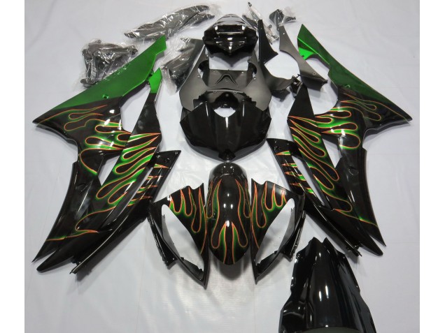 2008-2016 Green Flame R6 Motorcycle Fairings