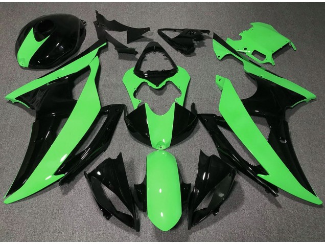 2008-2016 High Viz Green R6 Motorcycle Fairings