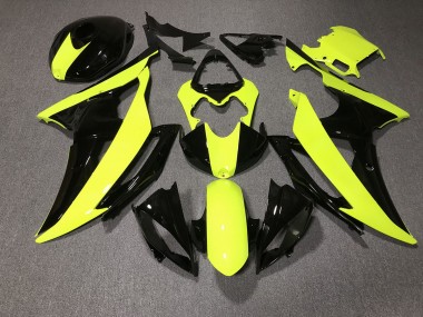 2008-2016 High Viz and Black Custom R6 Motorcycle Fairings