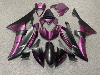 2008-2016 Light Purple and Matte Black R6 Motorcycle Fairings