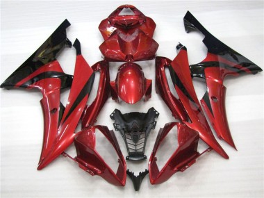 2008-2016 Maroon Black R6 Motorcycle Fairings