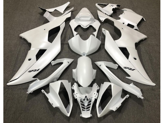 2008-2016 Matte White R6 Motorcycle Fairings