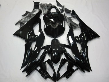 2008-2016 No.2 Gloss Black R6 Motorcycle Fairings