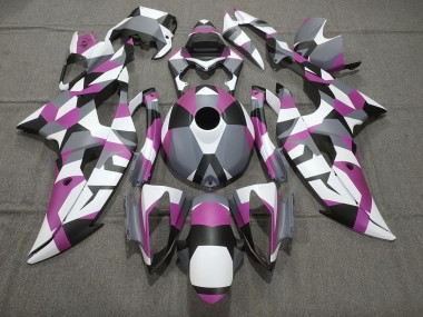 2008-2016 Pink Camo Plain R6 Motorcycle Fairings