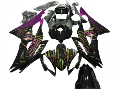 2008-2016 Pink Flame R6 Motorcycle Fairings