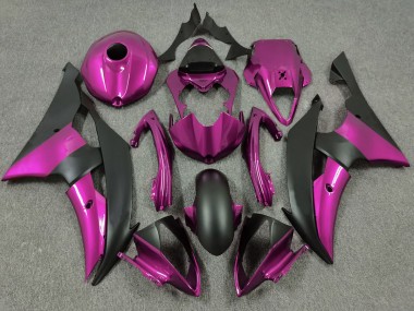 2008-2016 Pink and Matte Black R6 Motorcycle Fairings