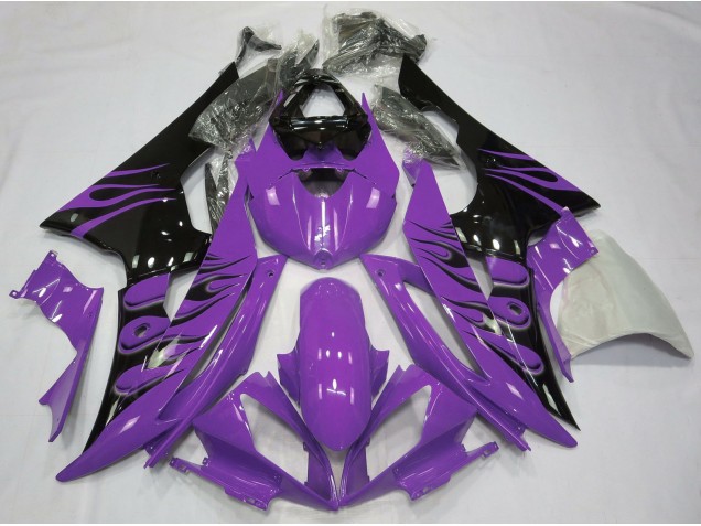 2008-2016 Purple Flame Style R6 Motorcycle Fairings