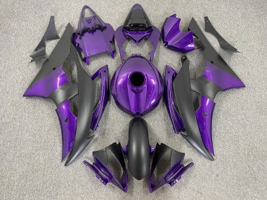 2008-2016 Purple and Matte Black R6 Motorcycle Fairings