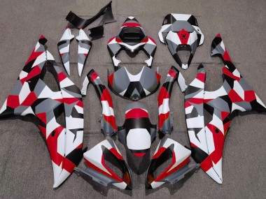 2008-2016 Red Camo Plain R6 Motorcycle Fairings