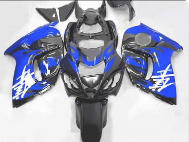 2008-2020 Blue and Grey GSXR 1300 Hayabusa Motorcycle Fairings