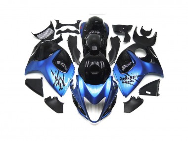 2008-2020 Deep blue with Black Custom GSXR 1300 Hayabusa Motorcycle Fairings
