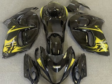 2008-2020 Gloss Black & Yellow GSXR 1300 Hayabusa Motorcycle Fairings