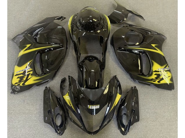 2008-2020 Gloss Black & Yellow GSXR 1300 Hayabusa Motorcycle Fairings