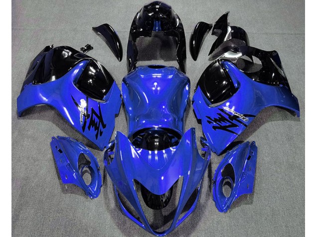 2008-2020 Gloss Blue and Black GSXR 1300 Hayabusa Motorcycle Fairings