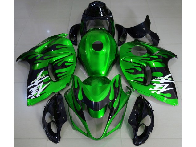 2008-2020 Gloss Green & Black GSXR 1300 Hayabusa Motorcycle Fairings