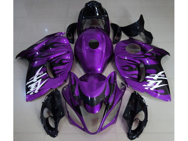 2008-2020 Gloss Purple & Black GSXR 1300 Hayabusa Motorcycle Fairings